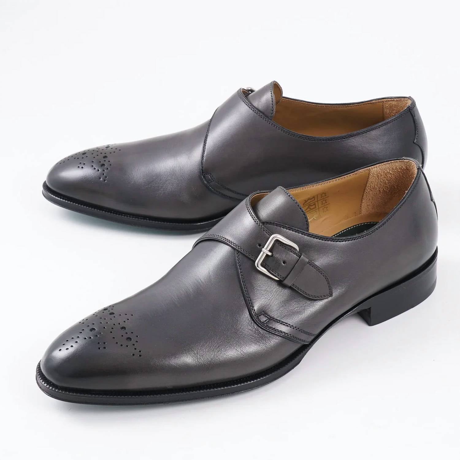 Pastori - Men's Tiberius Monk Strap Dress Shoe