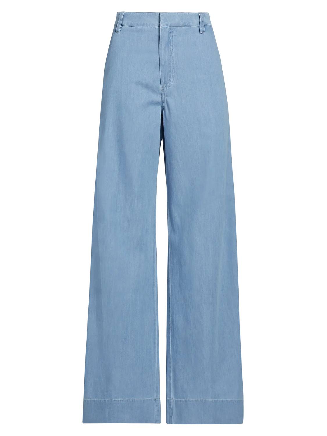 JONATHAN SIMKHAI Coralena Wide Leg Pants in stratus - women's pants - view 6