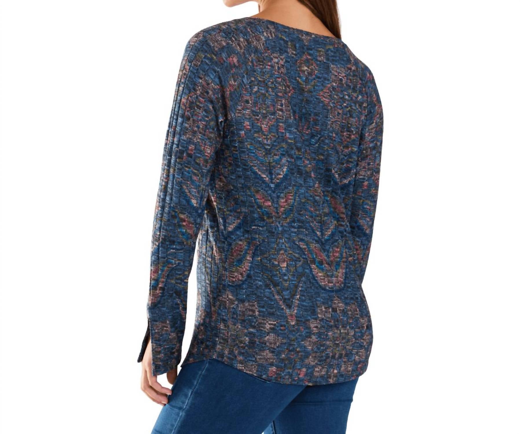 Fdj - Long-sleeve Rib Top