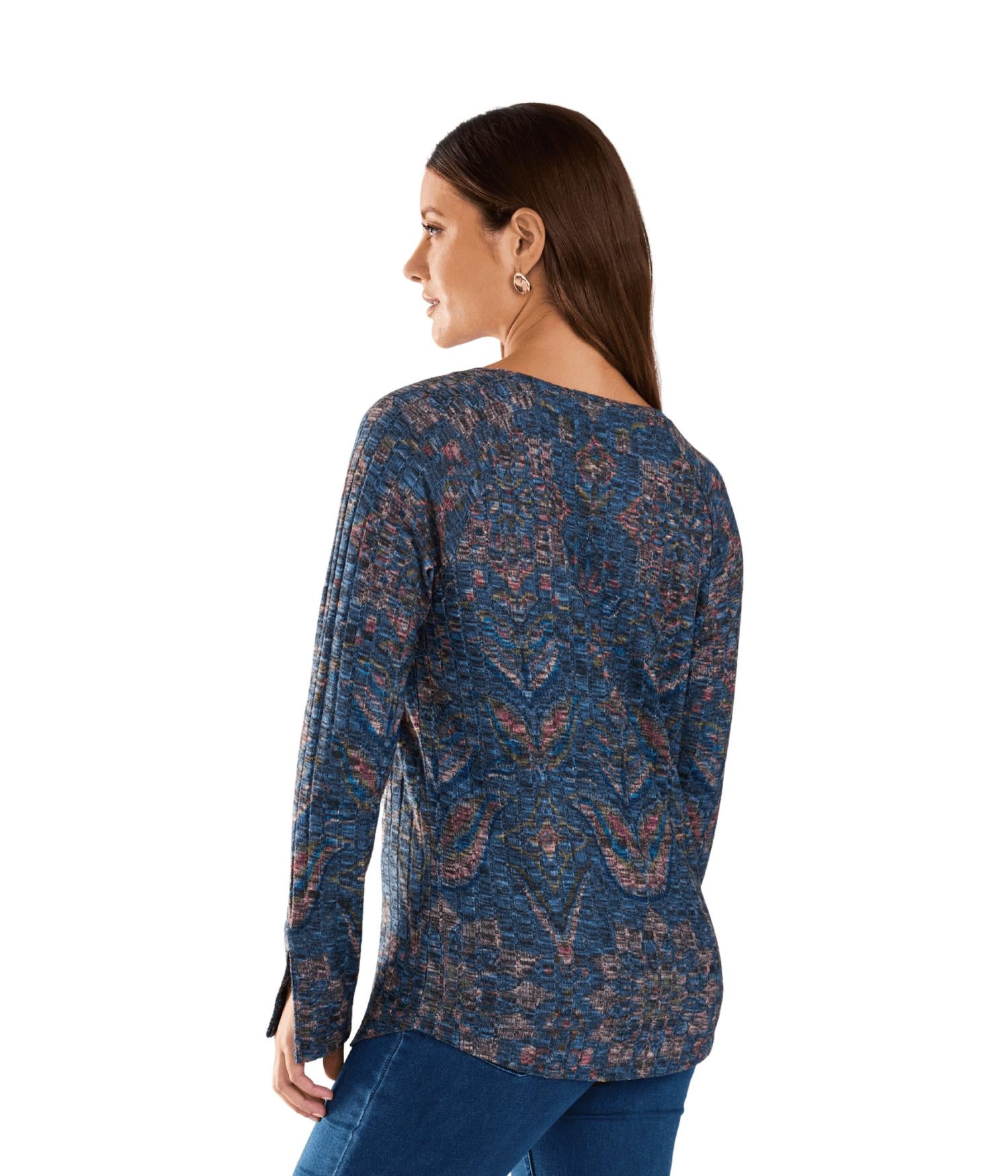 Fdj - Long-sleeve Rib Top