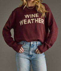 Panache - Wine Weather Sweater