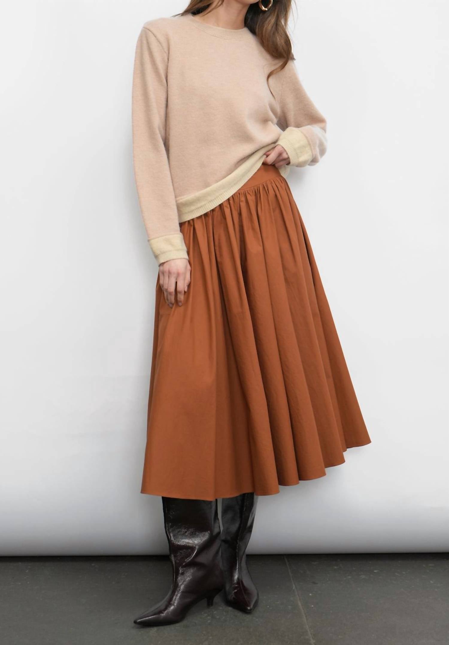 Greylin - Dessi Cozy Pull Over Two Toned Sweater