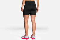 BROOKS Method 5" Short Tight in black - women's shorts - detail view
