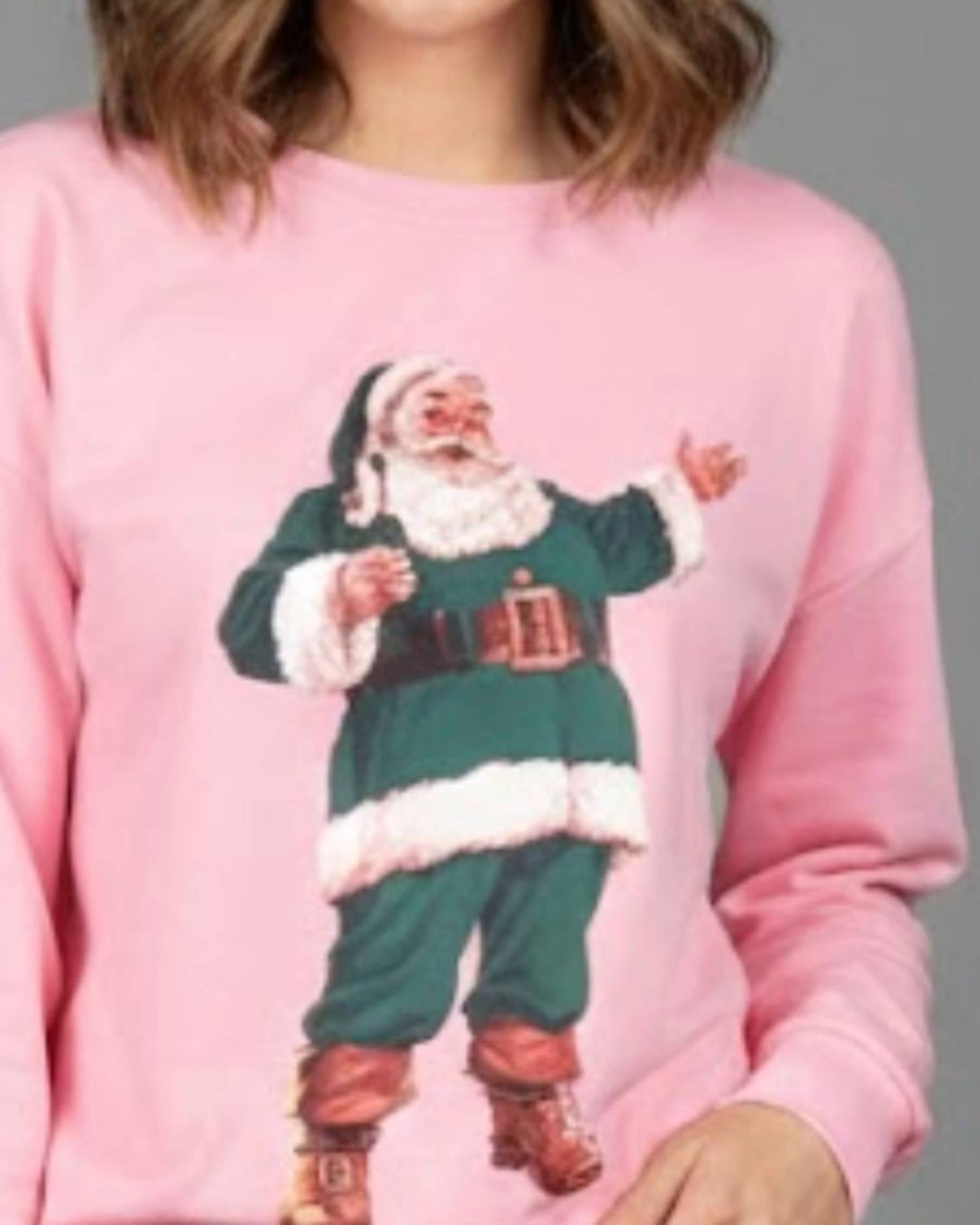 Southern Grace - Santa Crewneck Sweatshirt