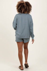Anniewear - Coastal Check Lounge Set