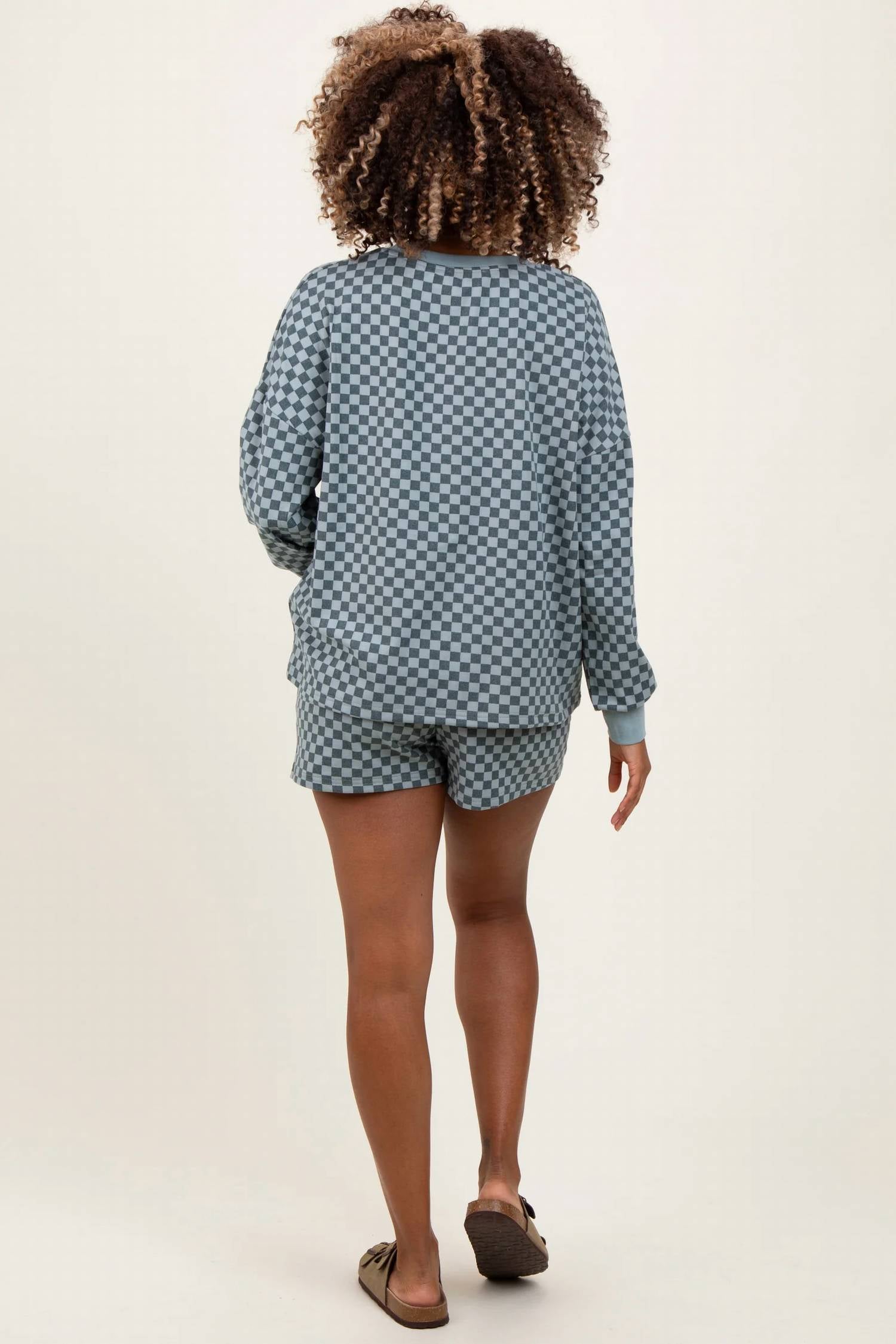 Anniewear - Coastal Check Lounge Set