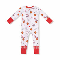 Angel Dear - Kids Basketball 2 Way Zip Romper