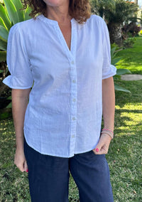 Michael Stars - Roxanne Button Down Blouse