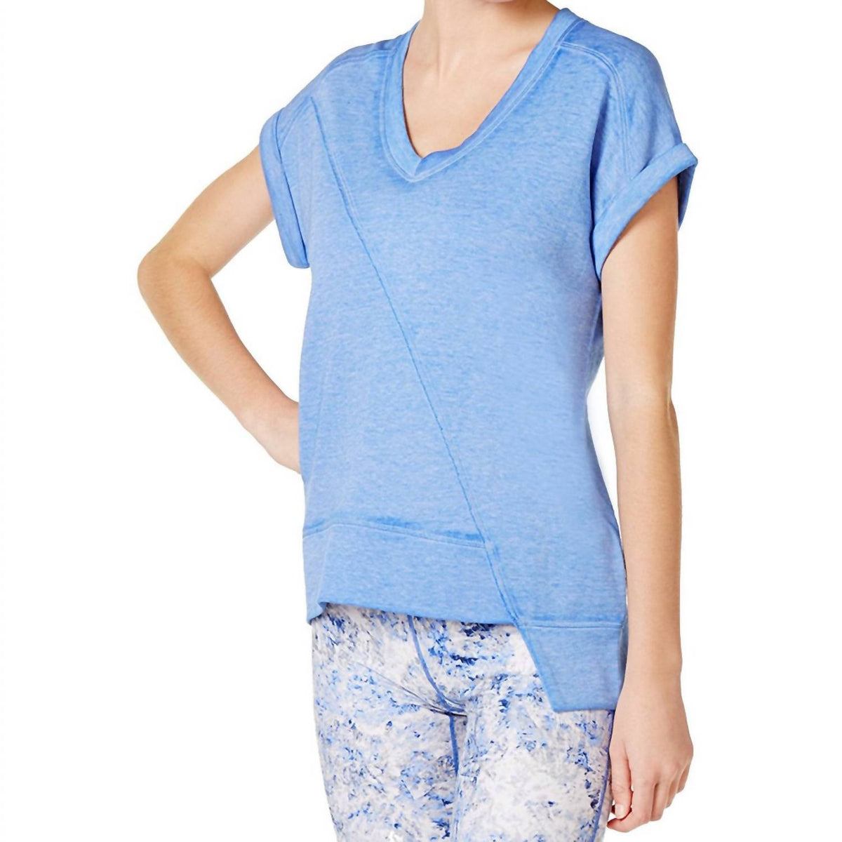 Calvin Klein - Performance Asymmetrical-Hem Active Pullover Top