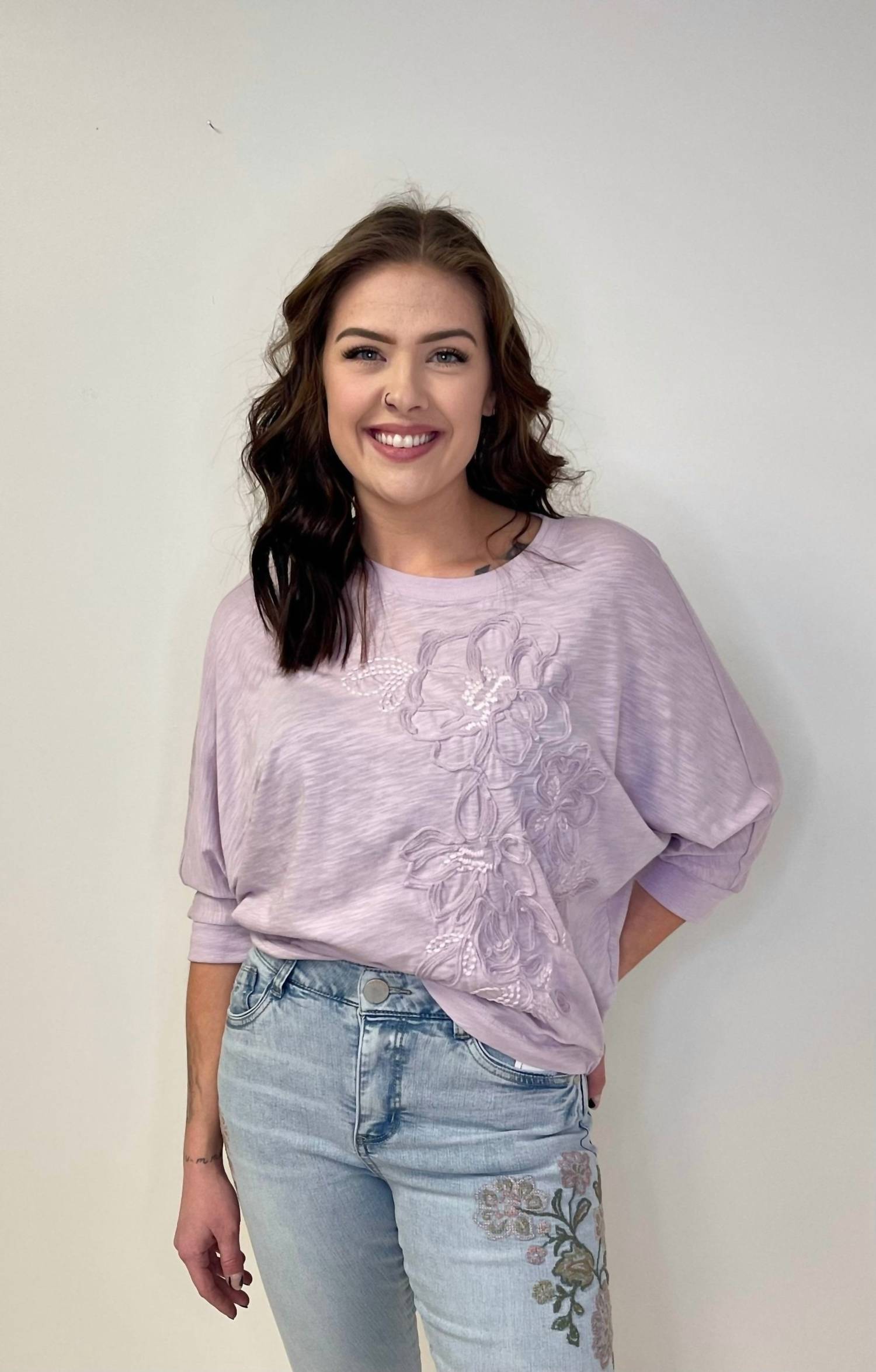Democracy - Dolman Sleeve Knit Top