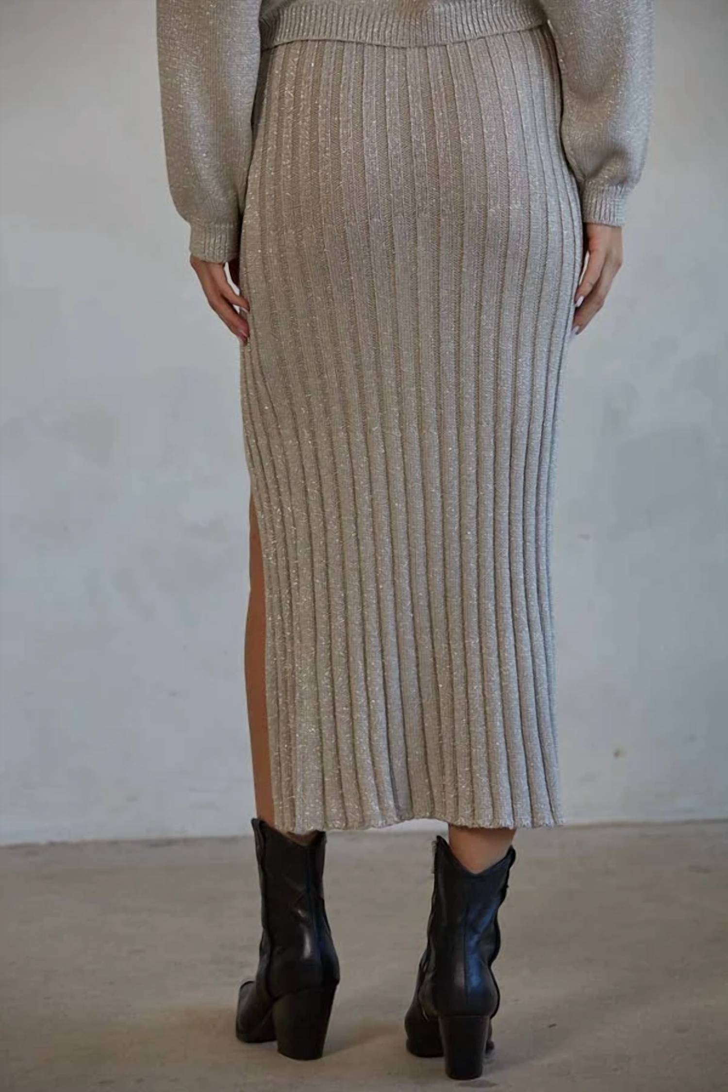 By Together - Nadine Knit Sweater Skirt