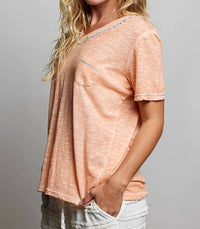 Pol - Hand-stitched Slub Tee