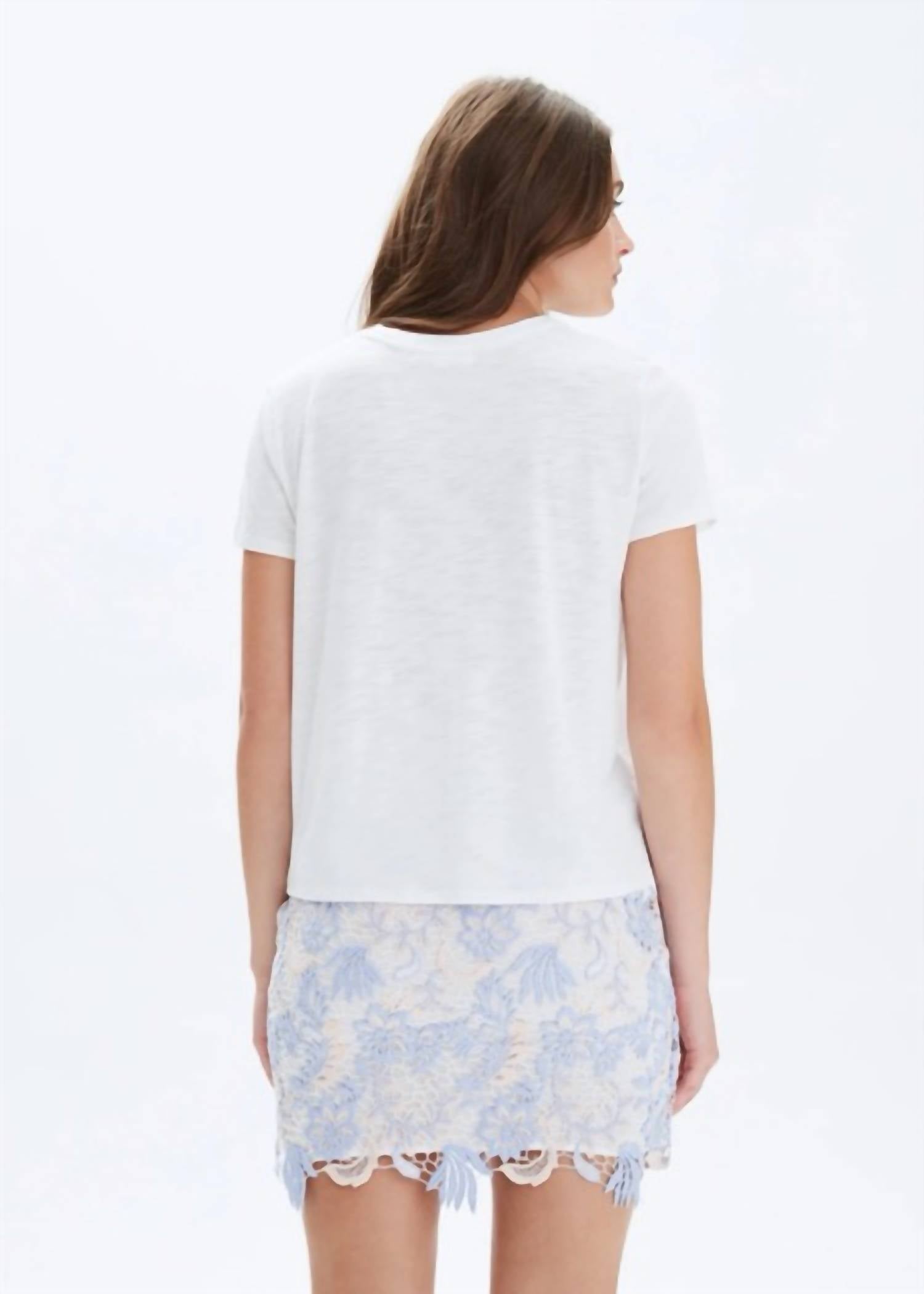 CHRLDR Jane Perfect Tee in white - women's t-shirt - view 4