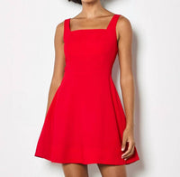 Apricot - Flare Solid Mini Dress