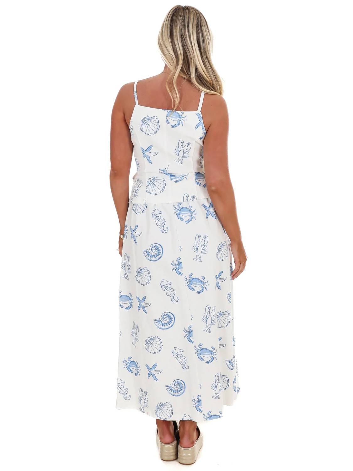 Bailey Rose - Beach Front Seashell Maxi Dress