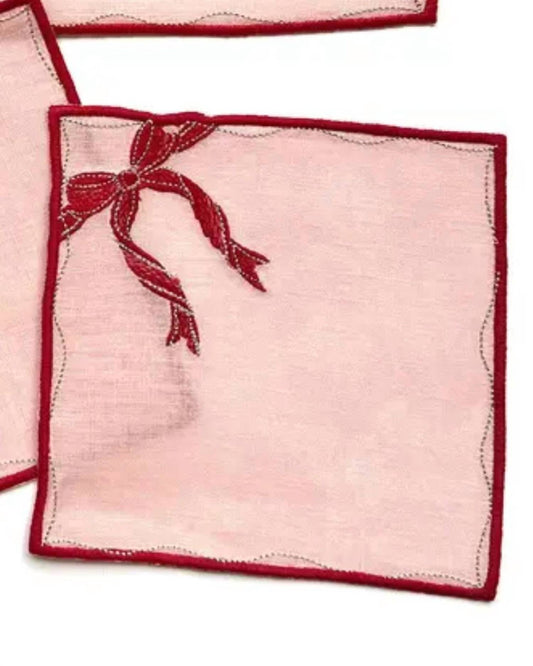 Biscuit Home - Gift Box Cocktail Napkins - Set Of Four