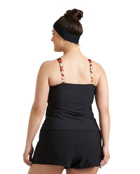 Always For Me - Plus Size Traycee Criss Cross Underwire Tankini Top