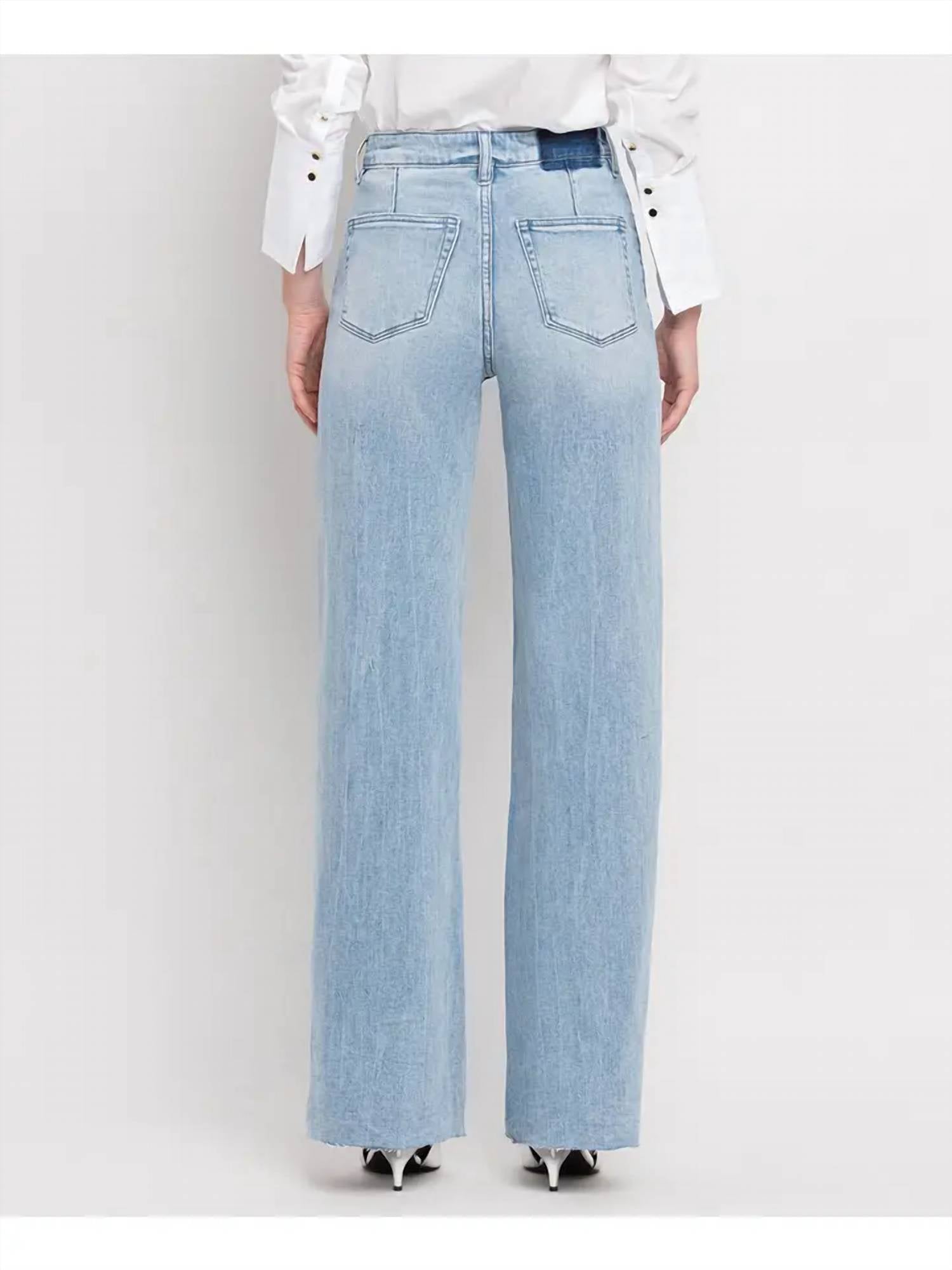 Vervet By Flying Monkey - Super High Rise Wide Leg Jean