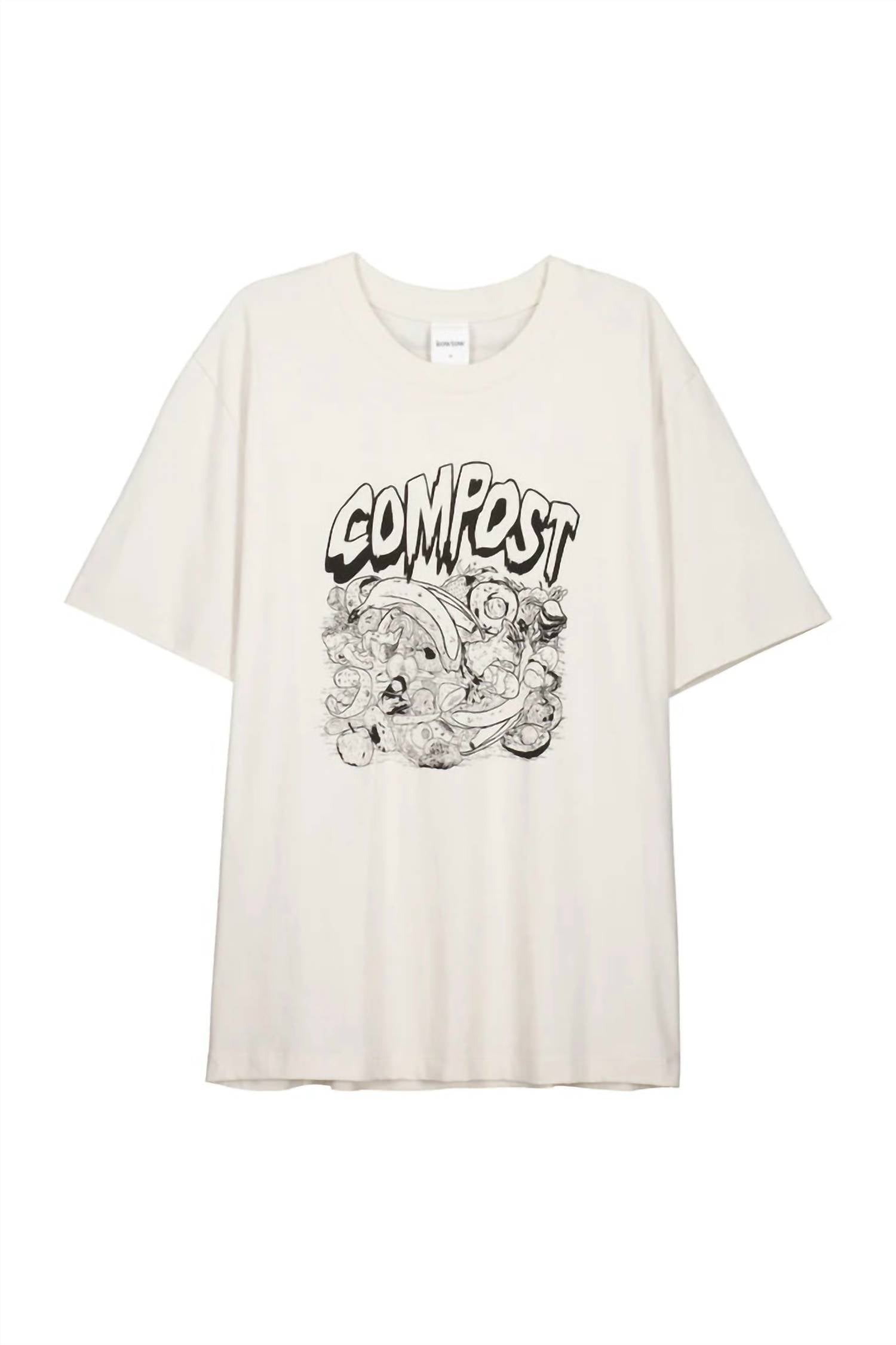 Kowtow Compost Staple Tee in whisper - men's t-shirt - view 4