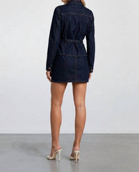 Akalia - Monaco Denim Peplum Jacket