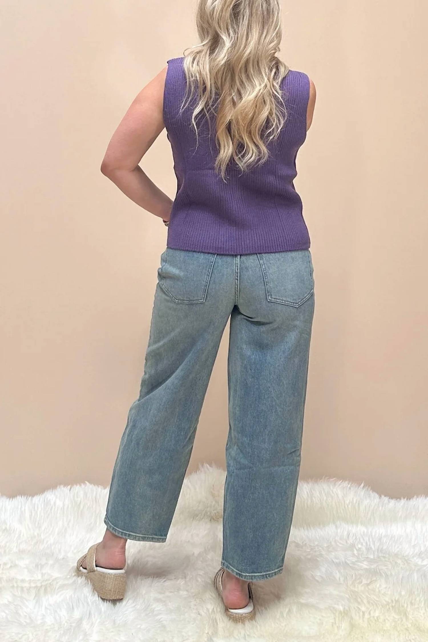 Oliver Logan - Harlow High Rise Barrel Jean
