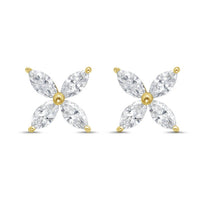 Diana M Jewels - Women's Marquise Lab-grown Diamond Stud Earrings (2.00 Tcw) - Classic