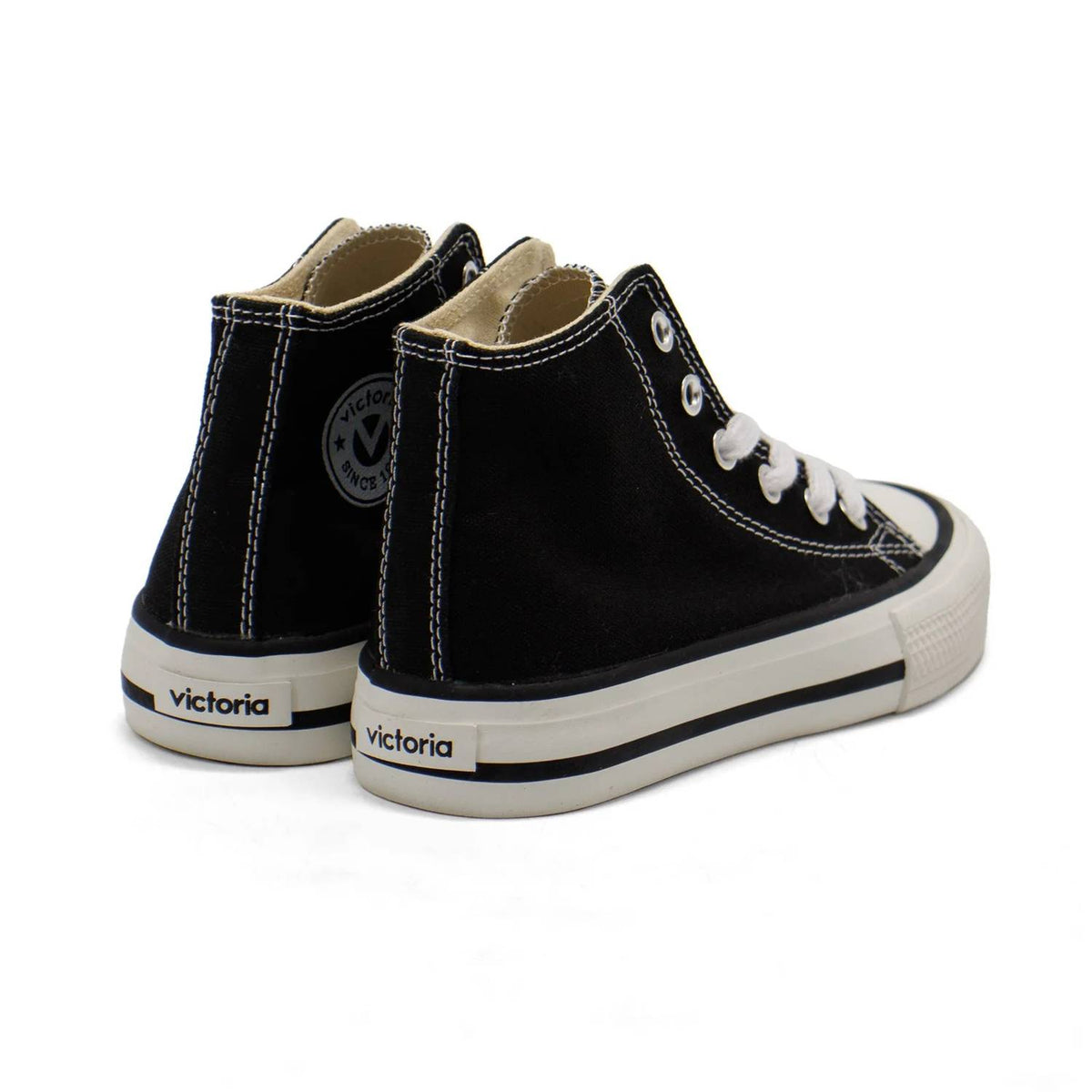 Victoria - Boy's High-top Lace-up Sneakers