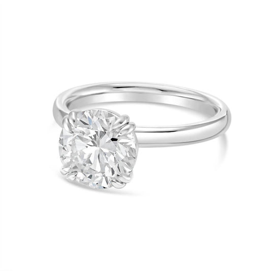 Diana M Jewels - 8.00 Ct Classic Split Claw Lab-grown Round Diamond Solitaire Ring
