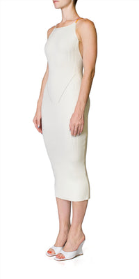 Rivoli Open Back Midi Dress