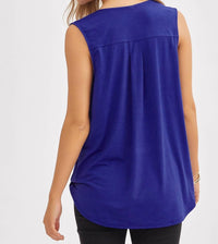 Dear Scarlett - Surplice V-neck Tank Top