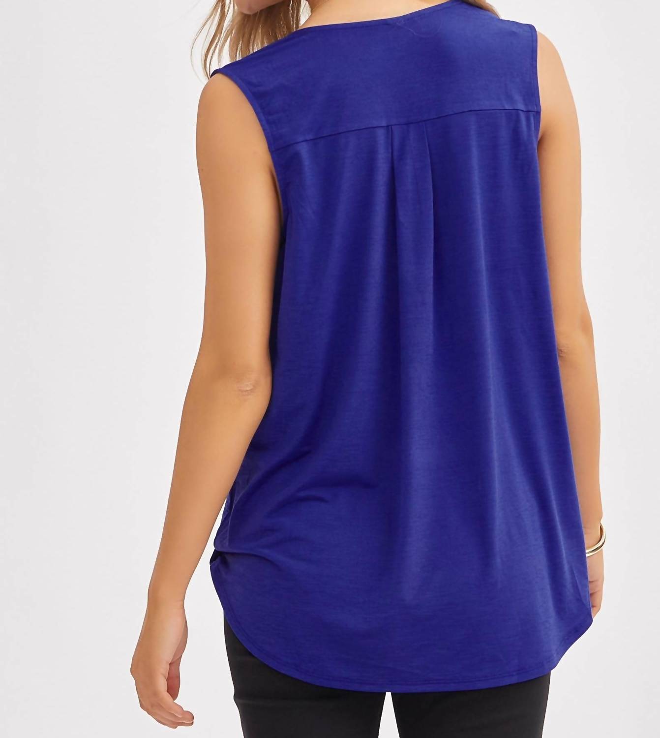 Dear Scarlett - Surplice V-neck Tank Top