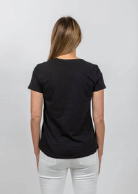 Elliott Lauren - Short Sleeve V-neck Tee