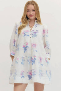 Entro - Lilly Eyelet Mini Dress