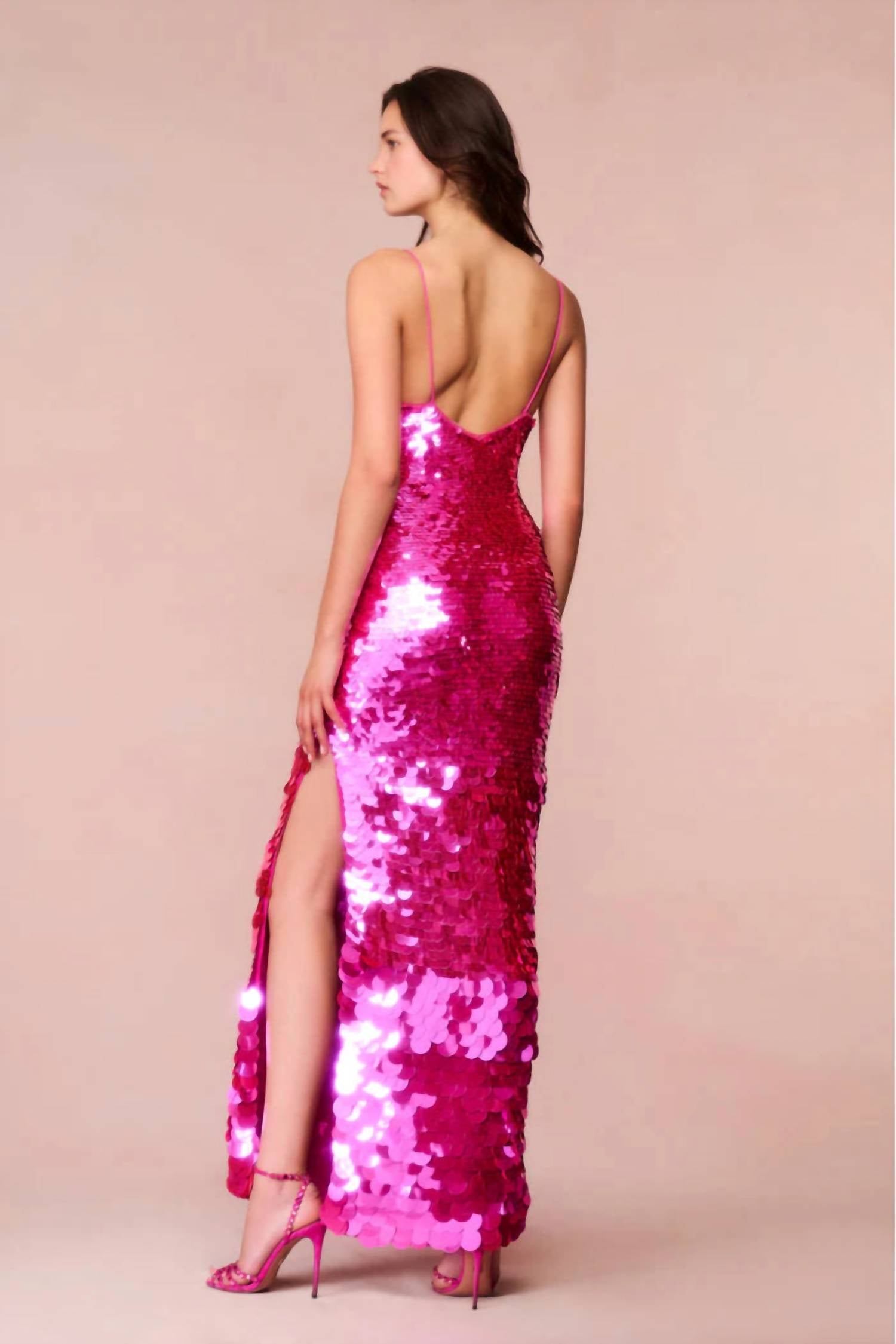 Loveshackfancy - Kaylen Sequined Maxi Dress