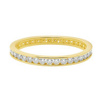 Allyanna Gifts - Women's Moissanite Pave 1.6 CT Eternity Band