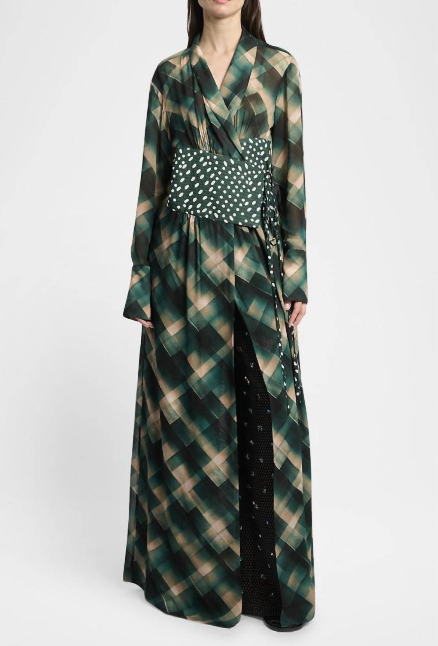 Dries Van Noten - Cenbeau Wrap Maxi Shirt Dress