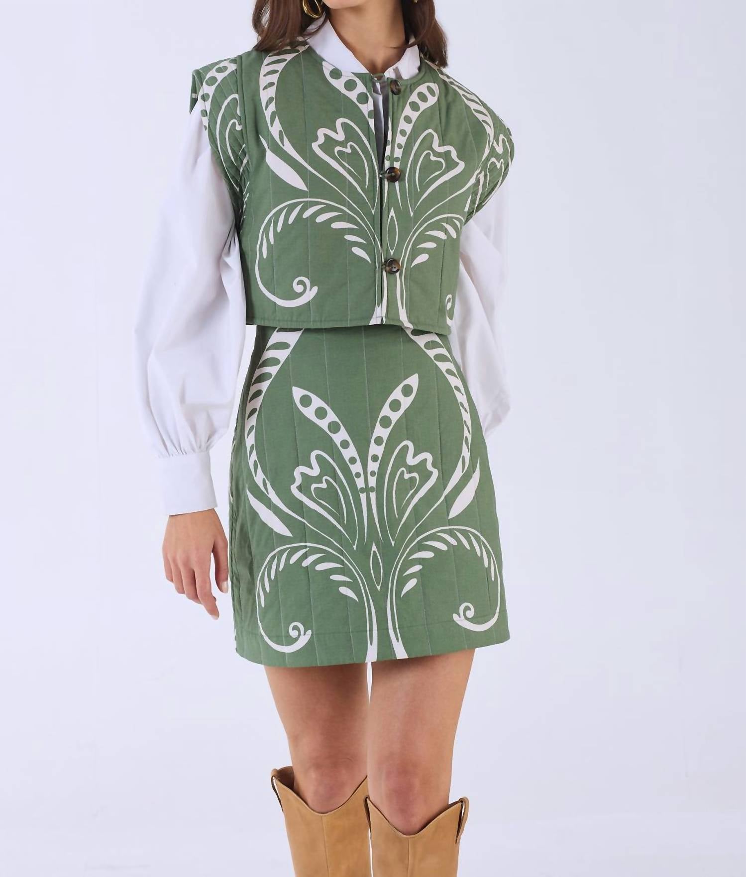 Beyond By Vera - Lexie Quilted Vest