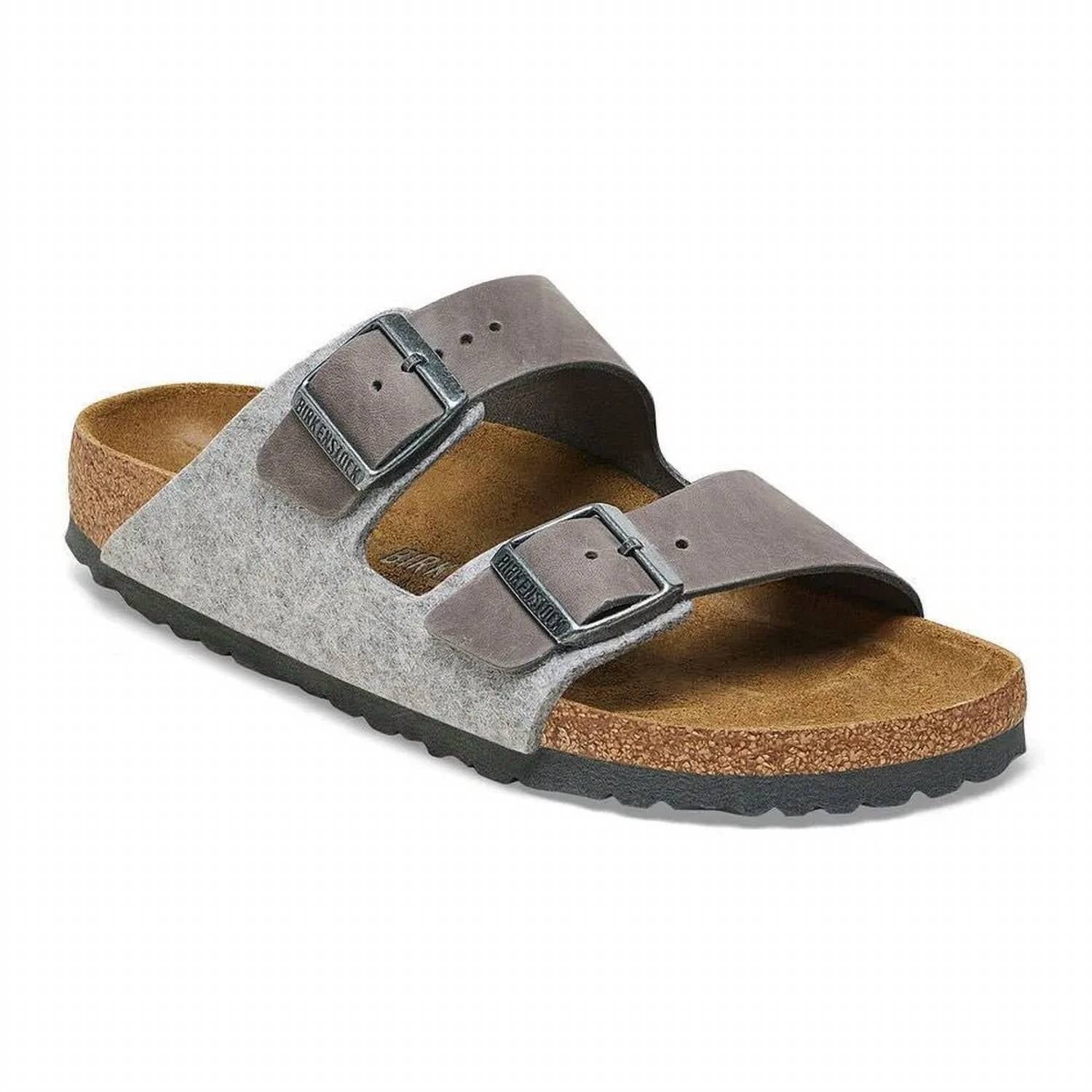 Birkenstock - WOMEN'S ARIZONA WOOL FELT / SUEDE LEATHER SANDAL - NARROW WIDTH