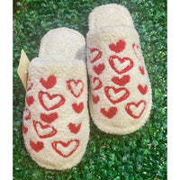 Wona Trading - Women's Candy Heart Embroidered Cozy Indoor Slippers