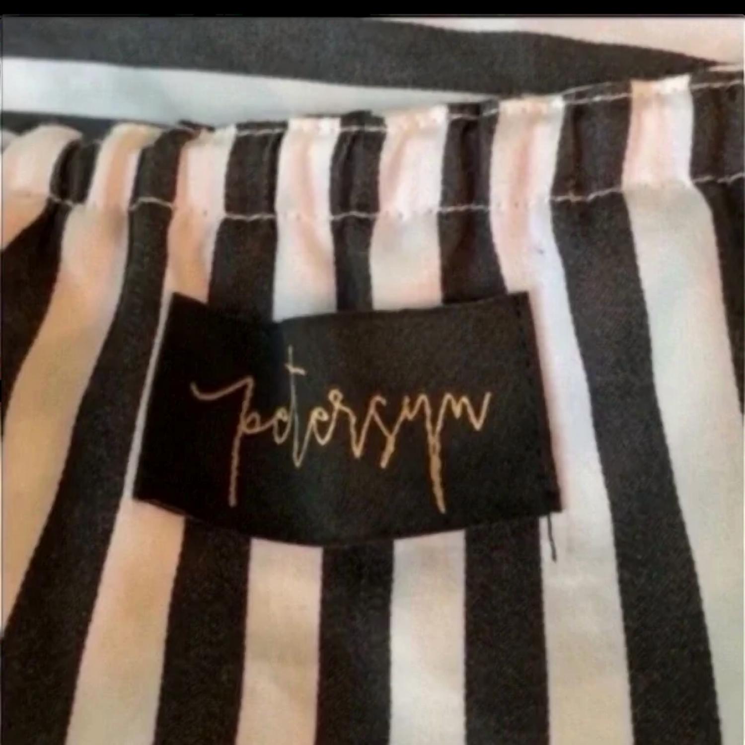Petersyn - Lilly Off Shoulder Striped Blouse