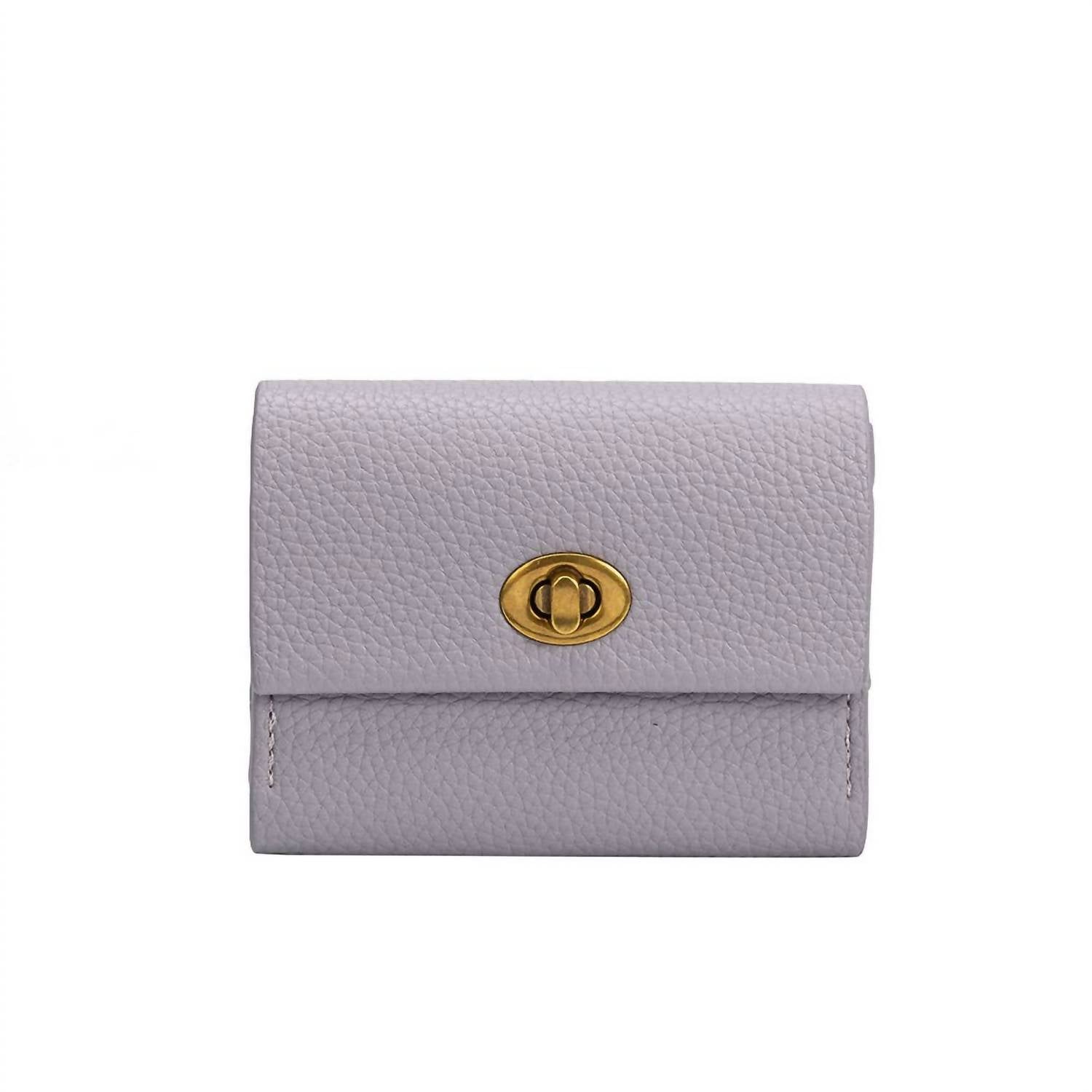 Melie Bianco Women's Rita Vegan Card Case Wallet in lilac - women's bag