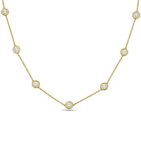 Diana M Jewels - 5.00 Cts Lab Grown Diamond By The Yard Necklace