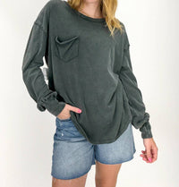 Free People - Fade Into You Long Sleeve Tee