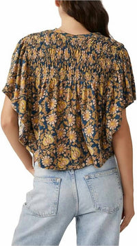 Free People - Printed Ruffled Up Top