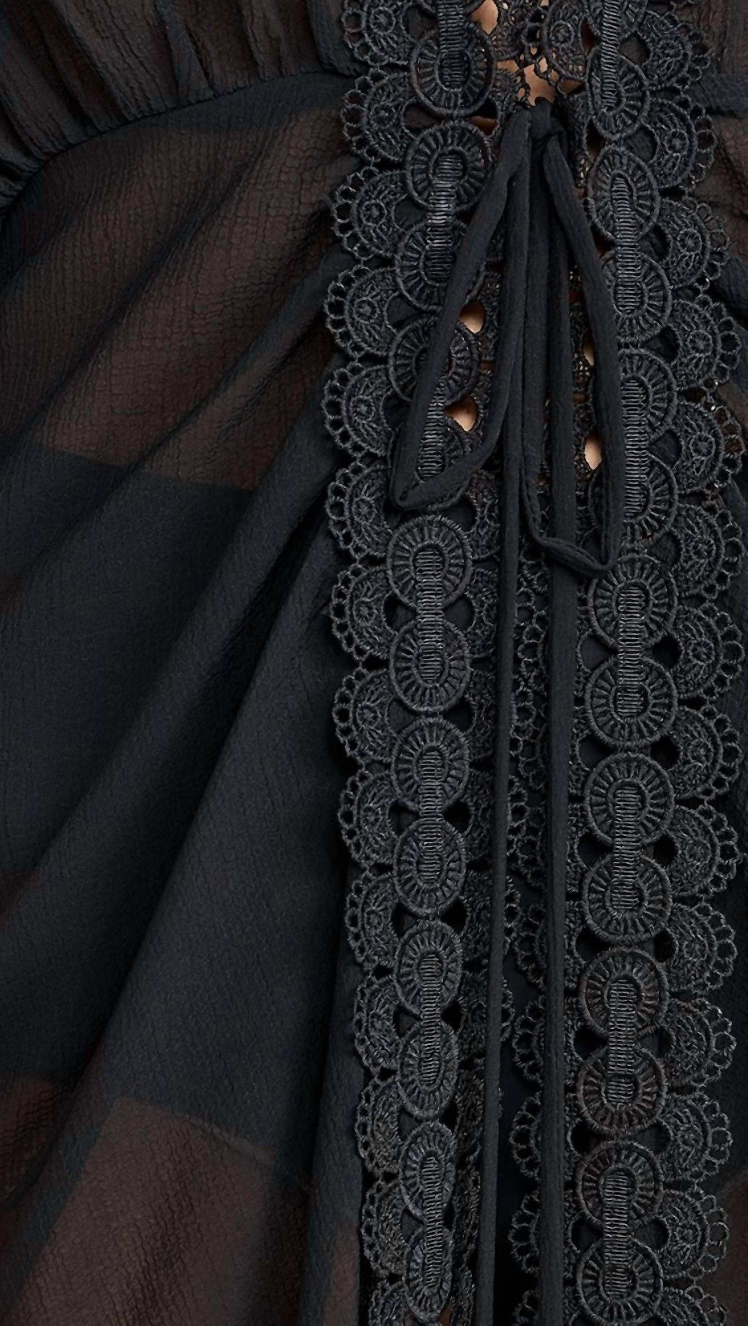 Ramy Brook Raelynn Dress in black - women's dress - alternate view