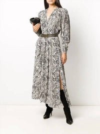 Isabel Marant - Zebra Print Midi Dress