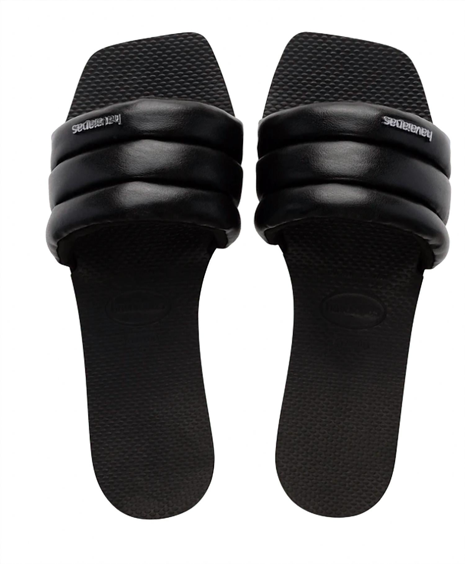 havaianas Women's You Milan Sandal in black - women's sandal