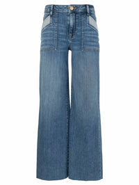 Kut From The Kloth - Women's Maya Wide Leg Porkchop Pocket Jeans