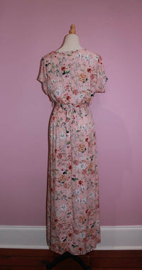 TANTRA Women's Floral Tie Dress in pink - women's dress - detail view