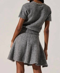 Astr - Malvie Embellished Crewneck Sweater
